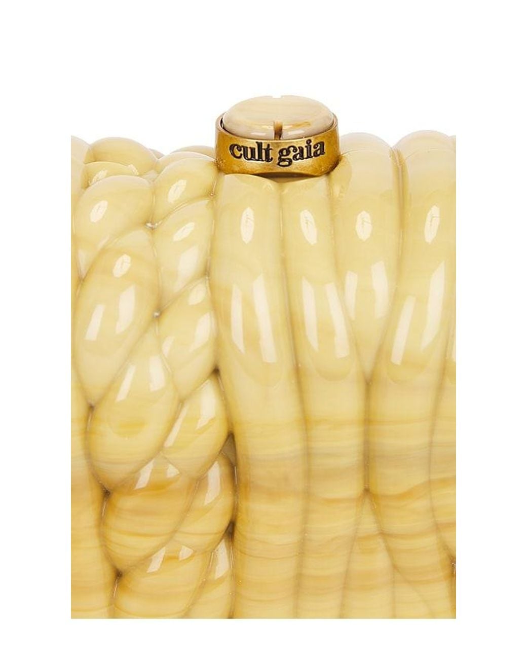 Cult Gaia Metallic Helene Clutch
