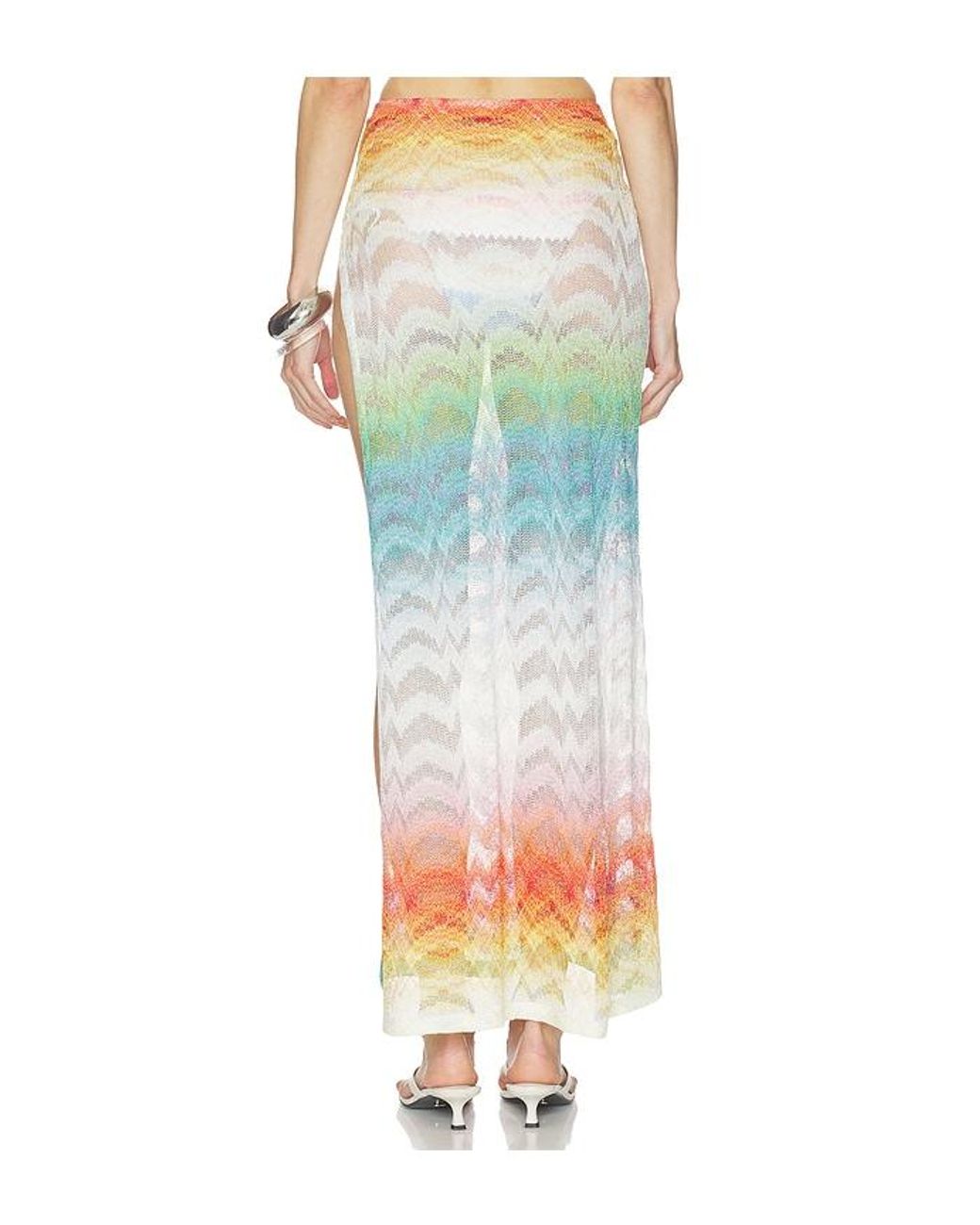 Missoni White Long Skirt