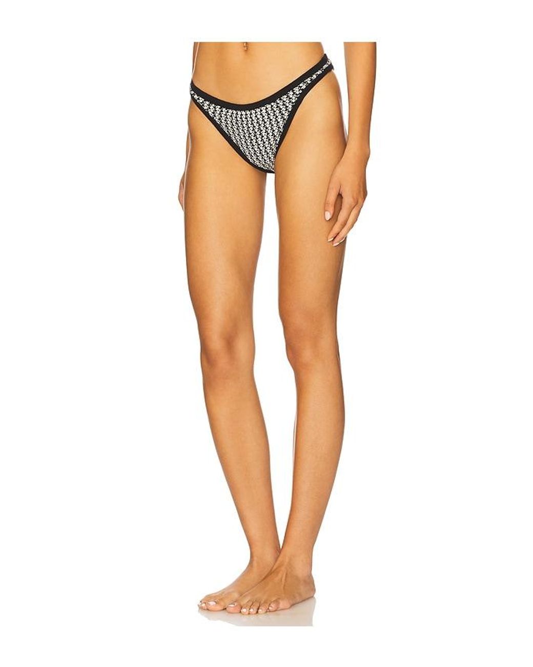 Devon Windsor Black Neo Bikini Bottom