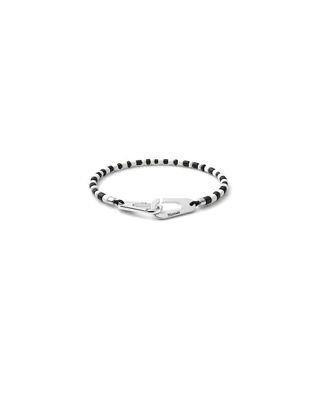 Miansai Black Niko Bracelet for men