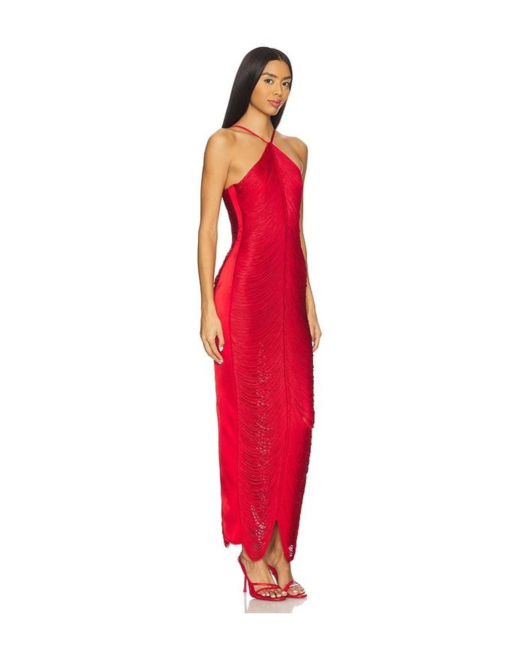 Cult Gaia Red Renata Dress