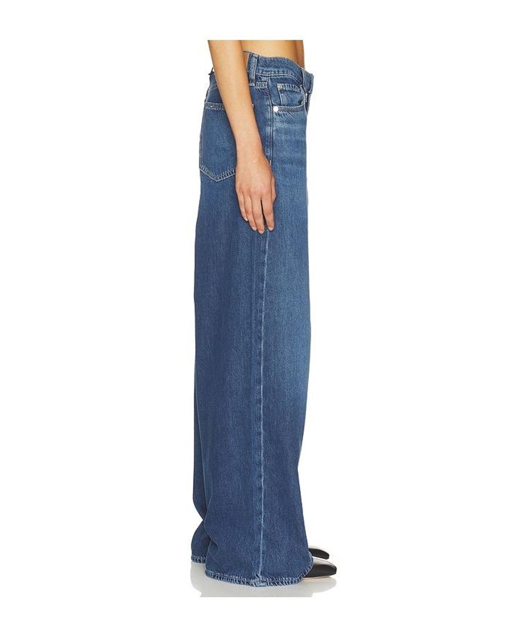Rag & Bone Blue Weite Jeans Sofie