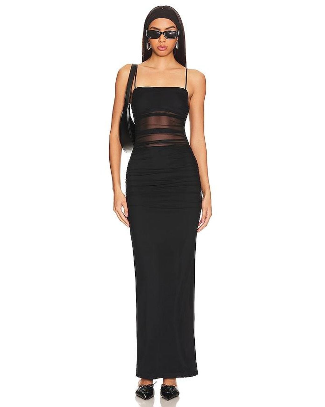 superdown Black Celeste Maxi Dress