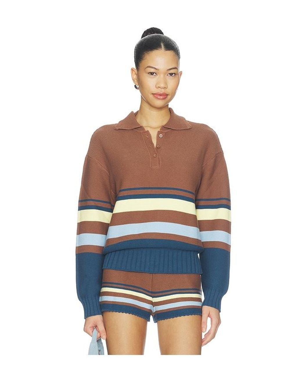 Solid & Striped Blue The Cleo Pullover
