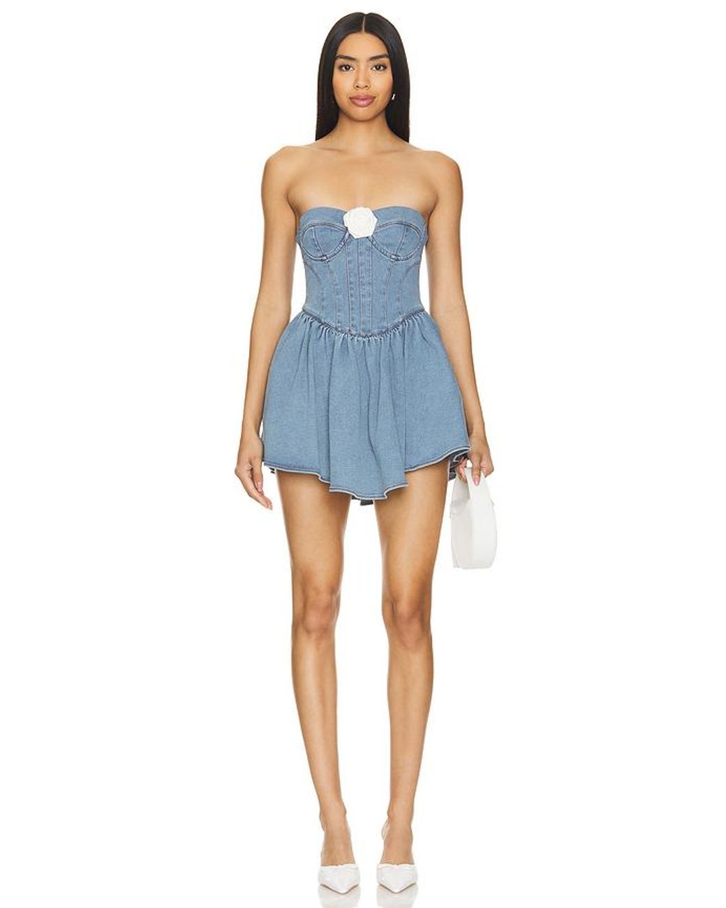 Lovers + Friends Blue Hana Mini Dress