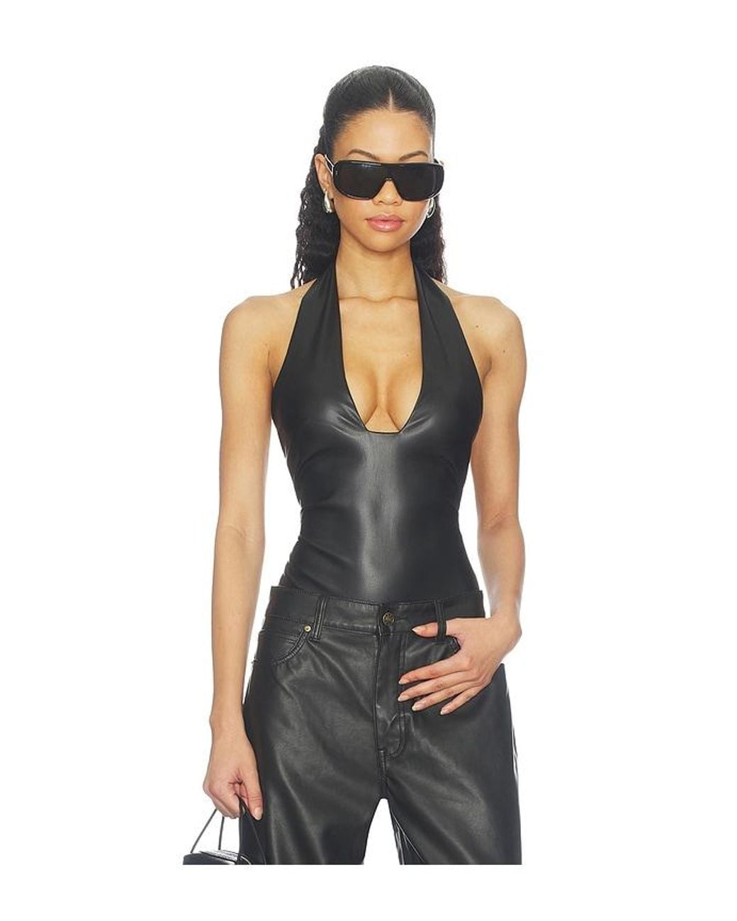 AFRM Black Jayce Bodysuit