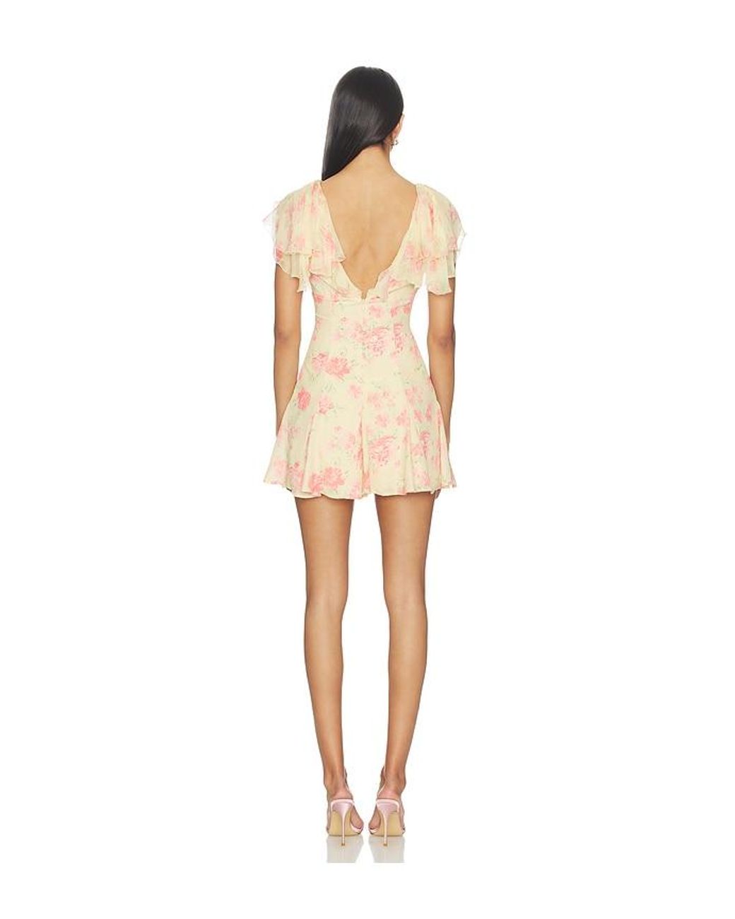 Tularosa Natural Jessalyn Mini Dress