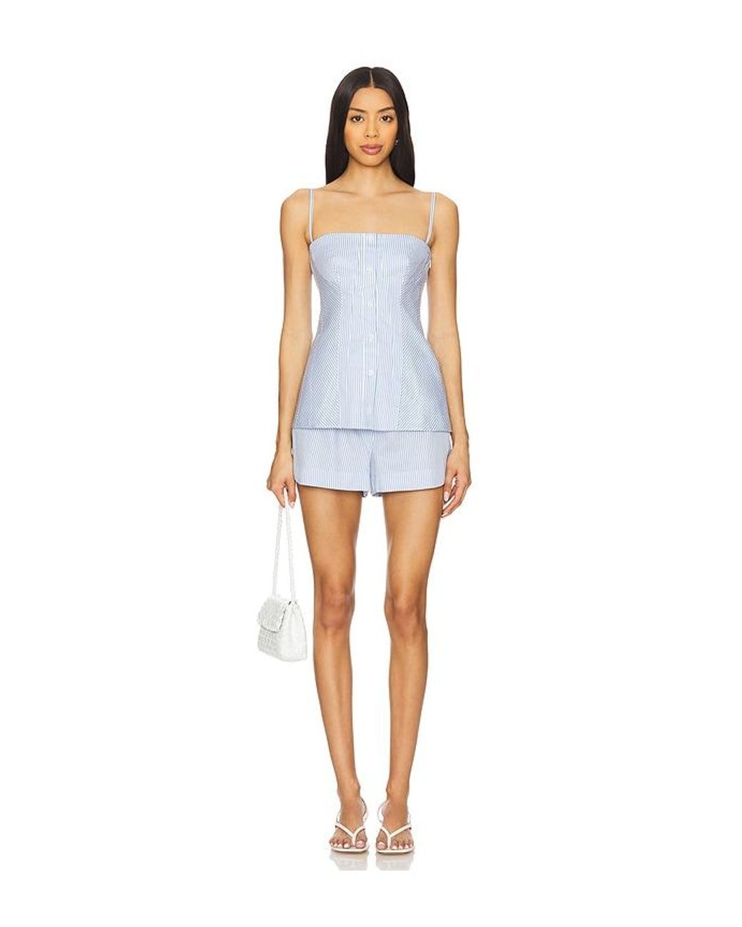 Jonathan Simkhai Blue Sarah Short