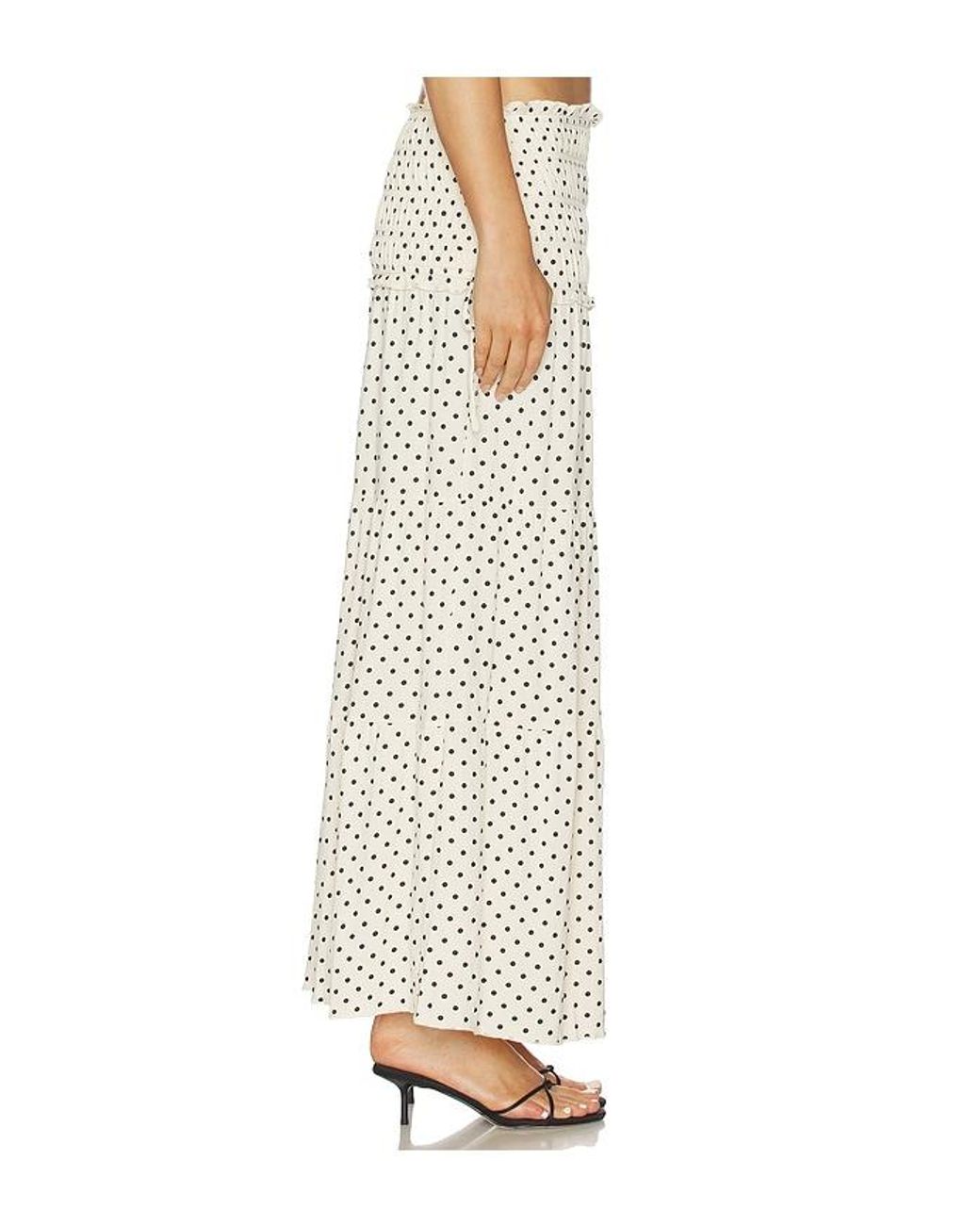 Tiger Mist White Denali Maxi Skirt