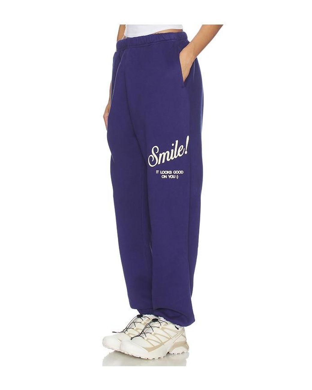 The Mayfair Group Blue Smile Sweatpants