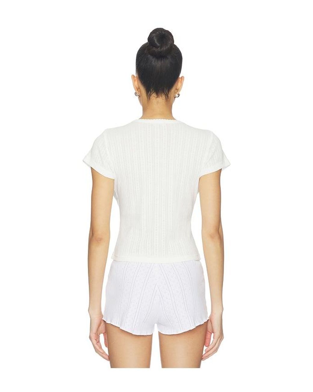 Rails White Mickey Tee