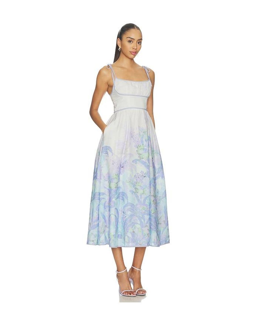 Astr Blue Dayna Dress