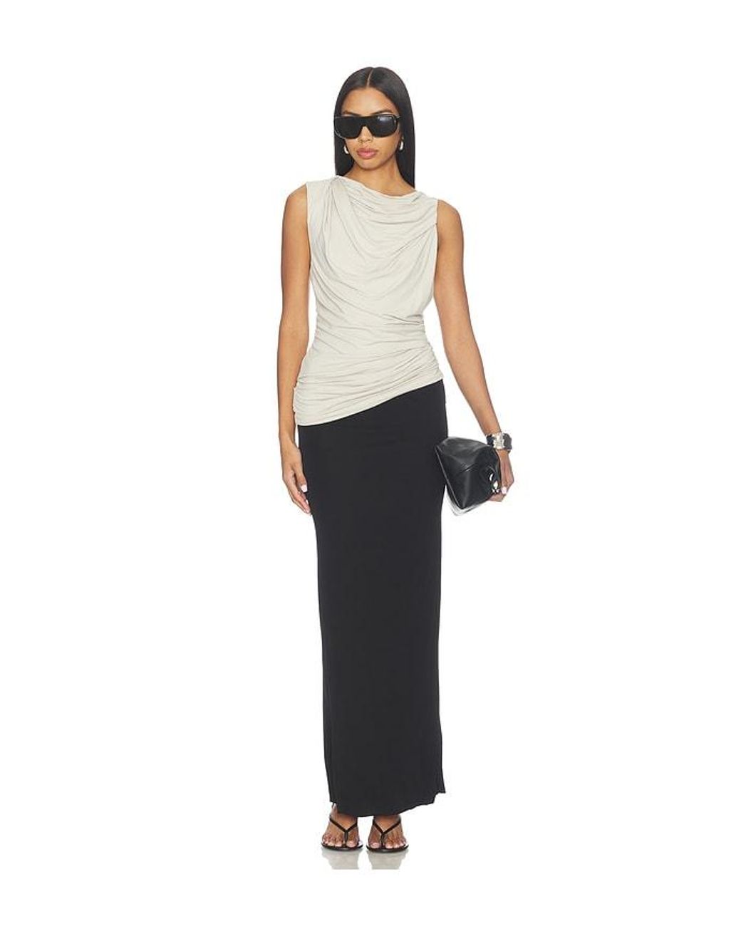 Entire studios White Drape Tank