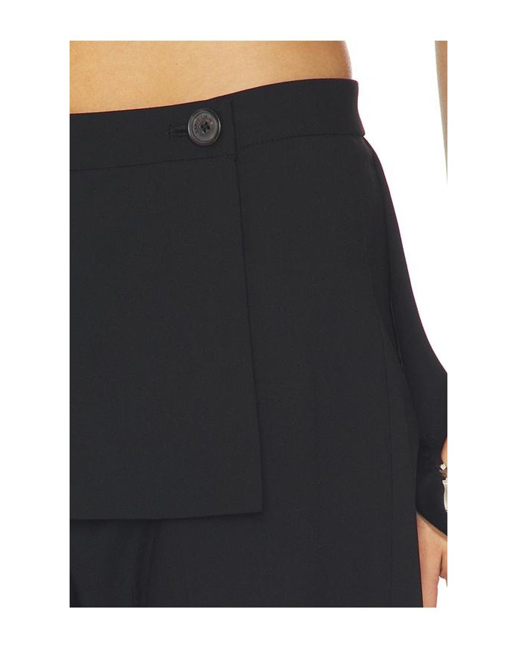 Sandy Liang Black Mulberry Pant