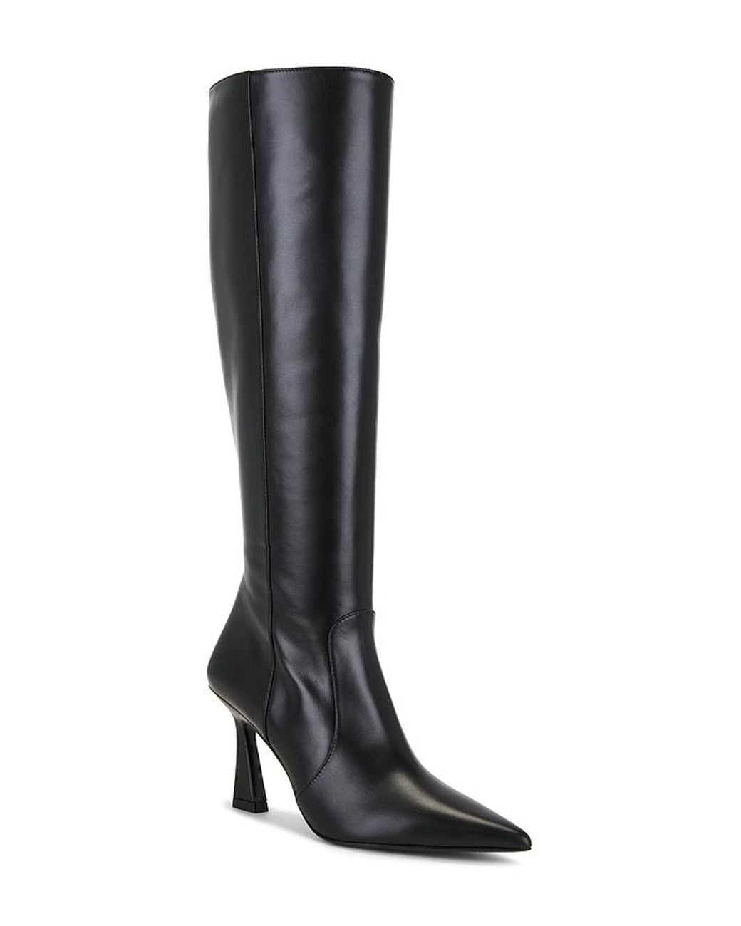 Stuart Weitzman Black Boot Vinnie Zip 85