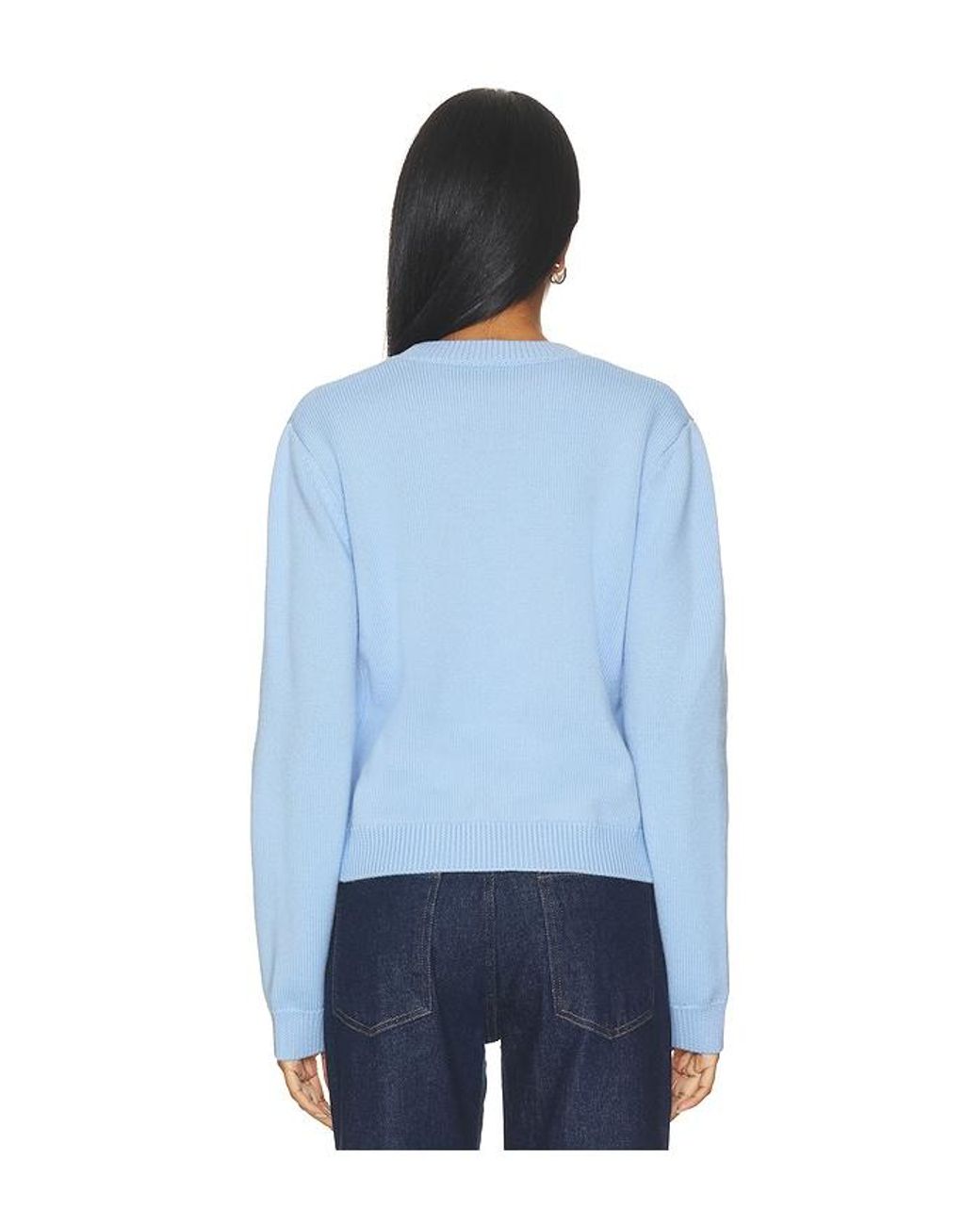 Casablanca Blue Stacked Logo Jumper