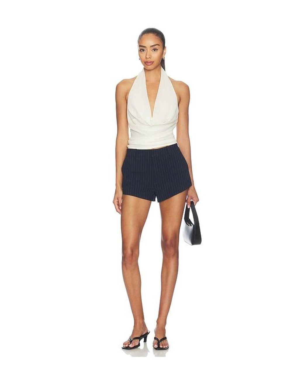 Nakedvice Blue The Beckette Pinstripe Short
