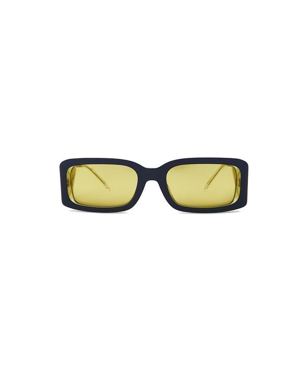 DIESEL Yellow Rectangle Sunglasses for men