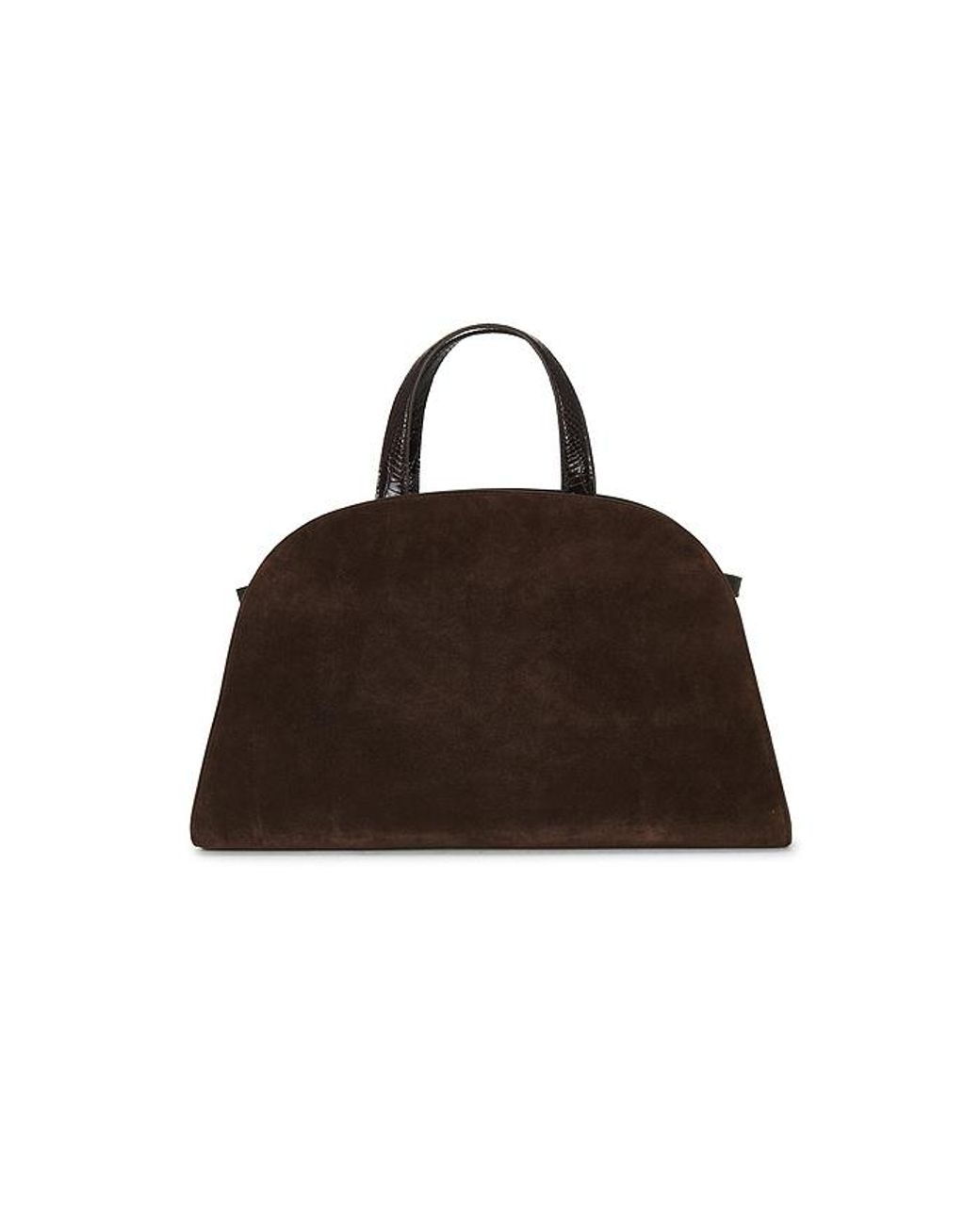 Tory Burch Brown Romy Suede Bauletto Bag