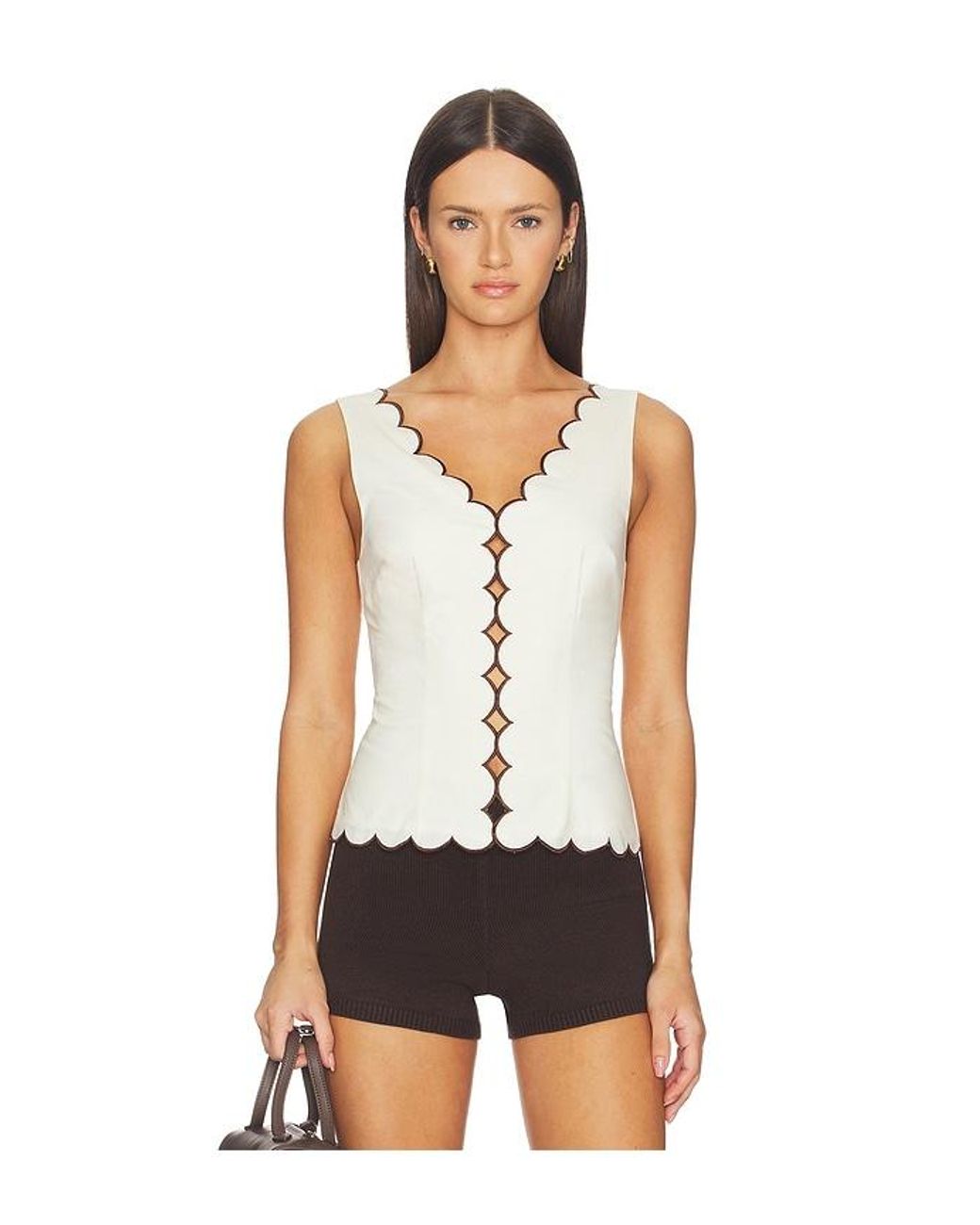 Tularosa White Samara Top