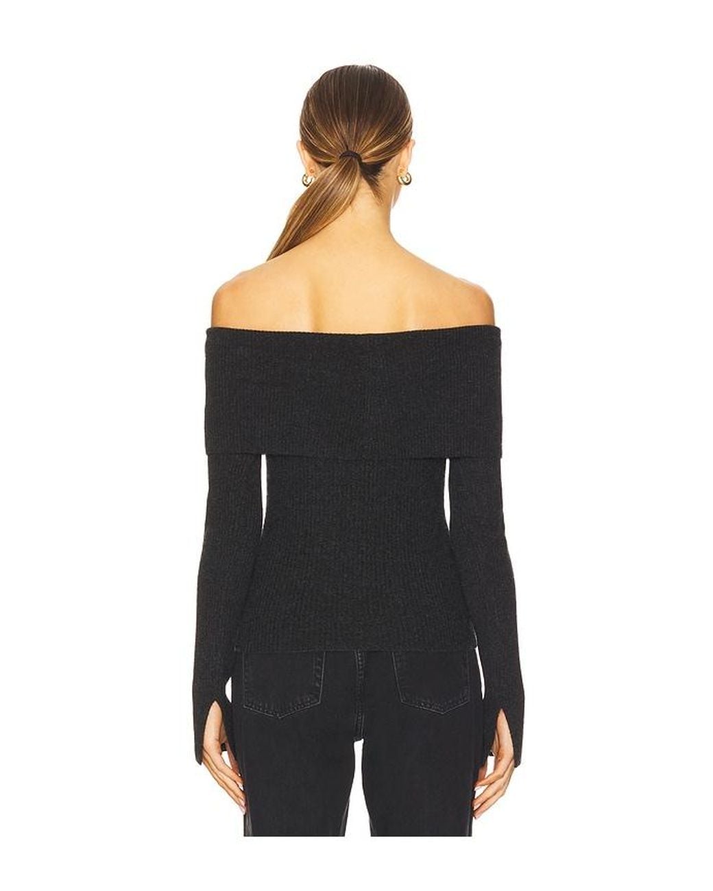 NAADAM Black Wool Cashmere Cardigan