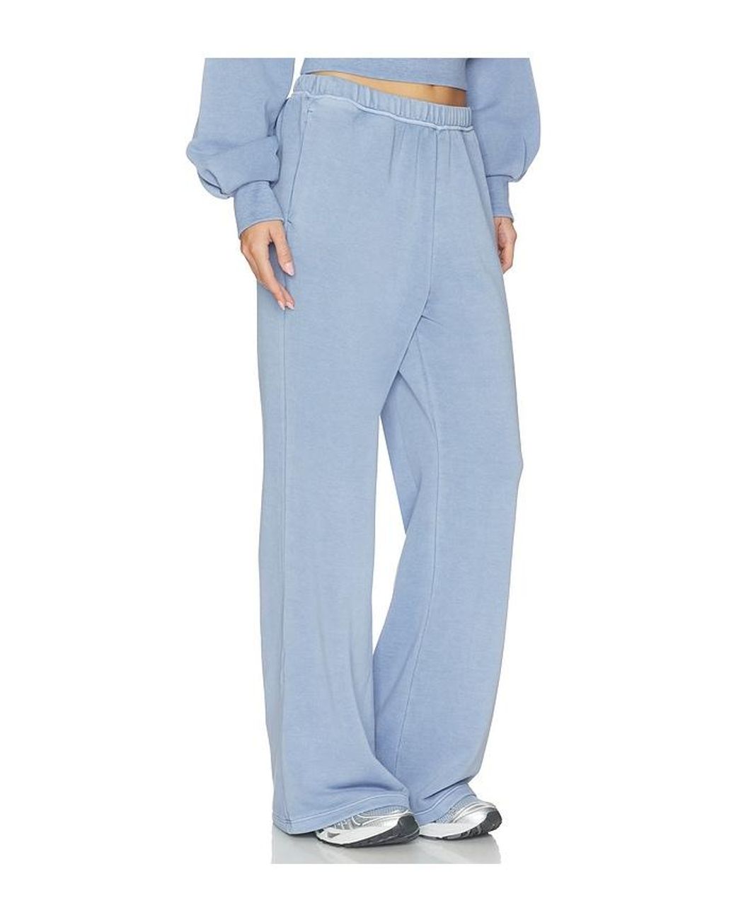 Beyond Yoga Blue Washed Away Wide Leg Pants