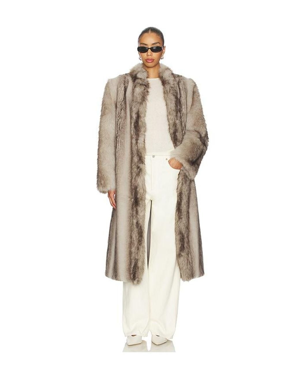 DUCIE White Betty Coat
