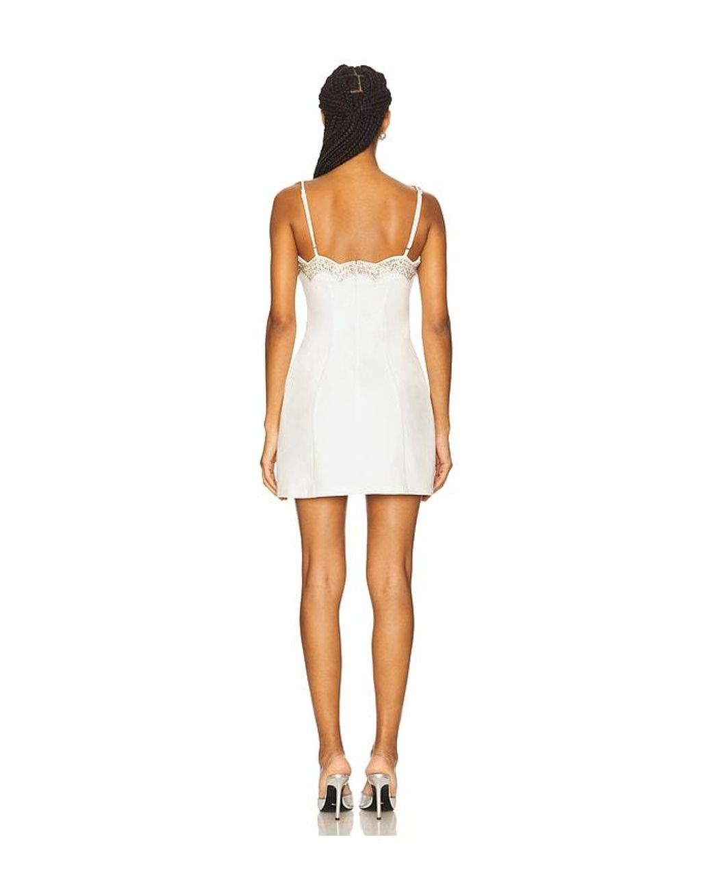 MAJORELLE White Forever Mini Dress