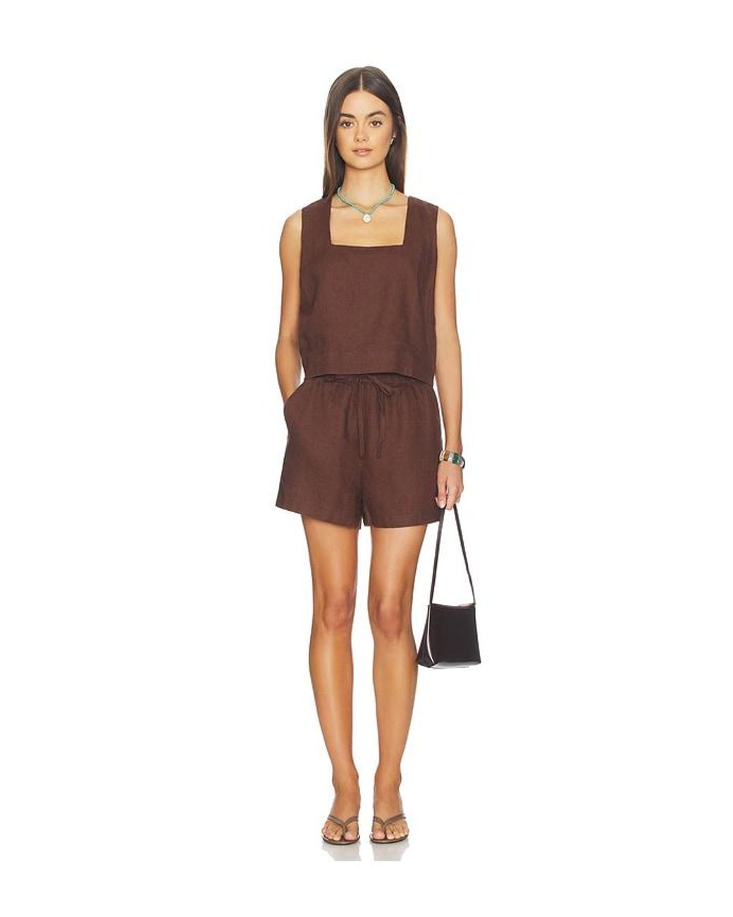 Rails Brown Alira Top