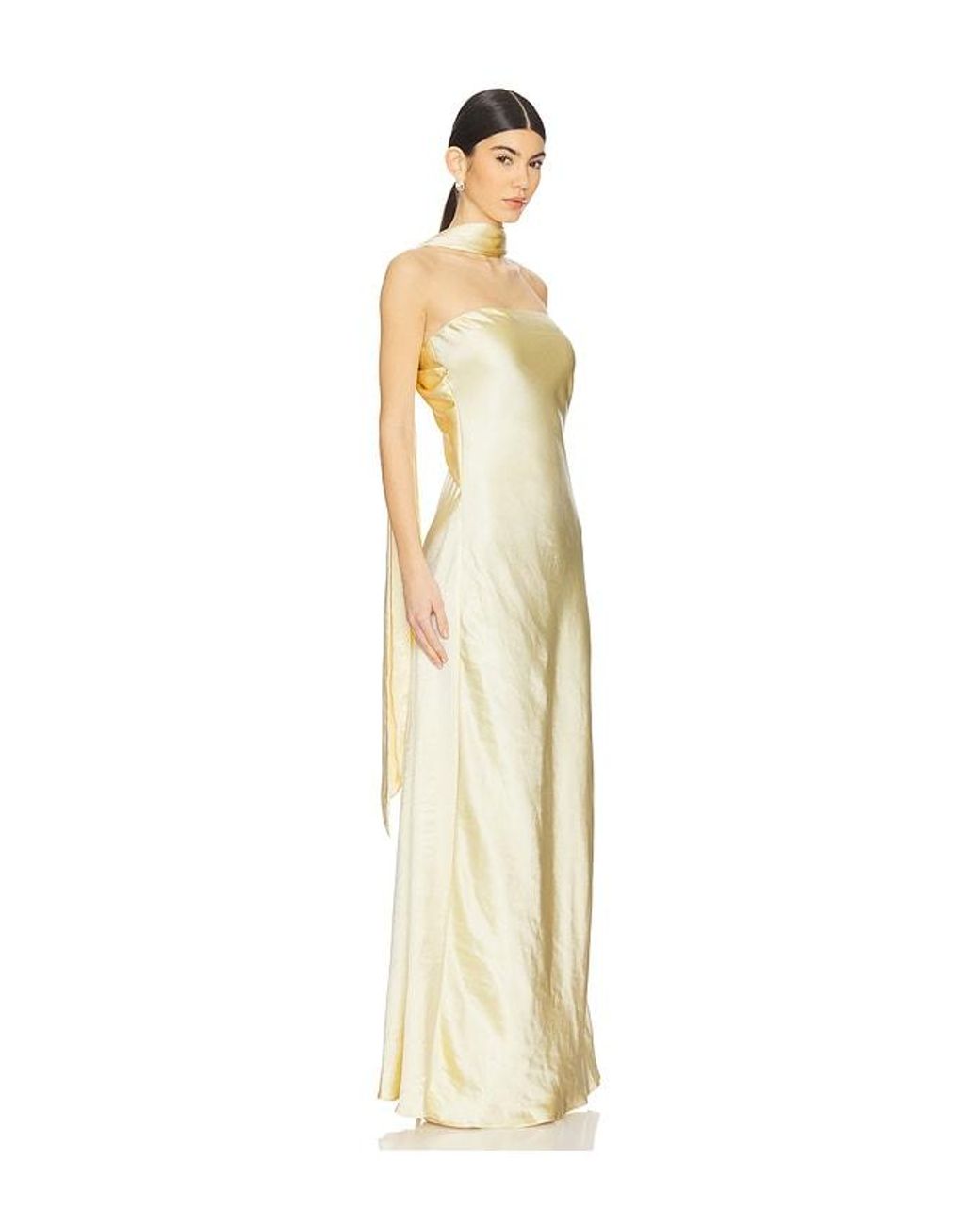 Misha White Lilia Gown