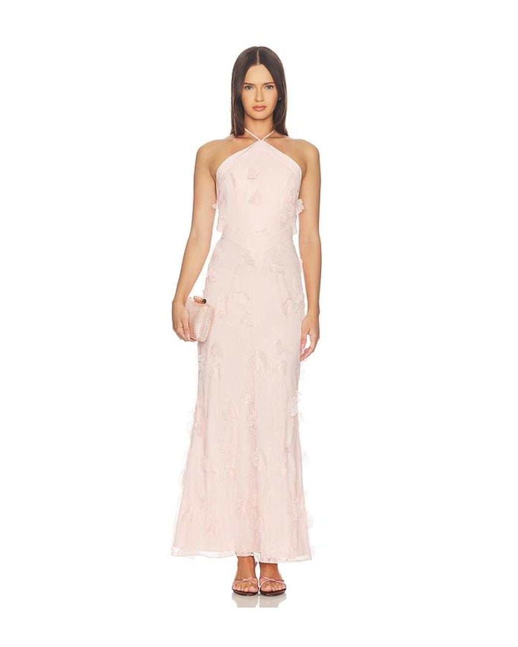 MAJORELLE White Primrose Maxi Dress