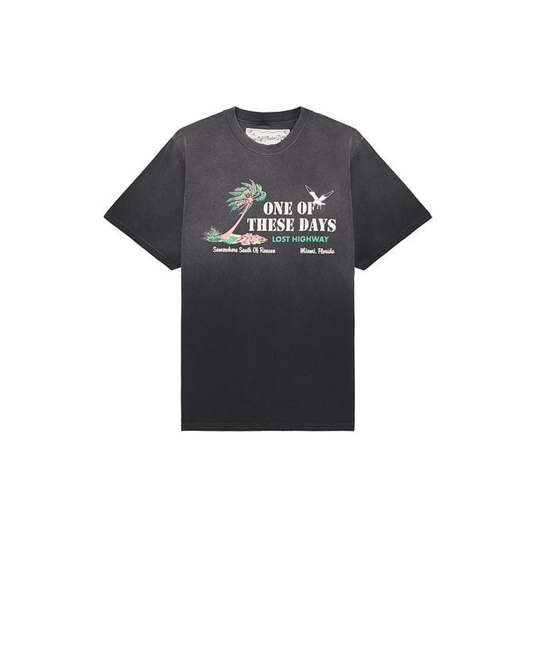 One Of These Days Blue X Revolve X Fwrd Miami Design 09 Tee for men