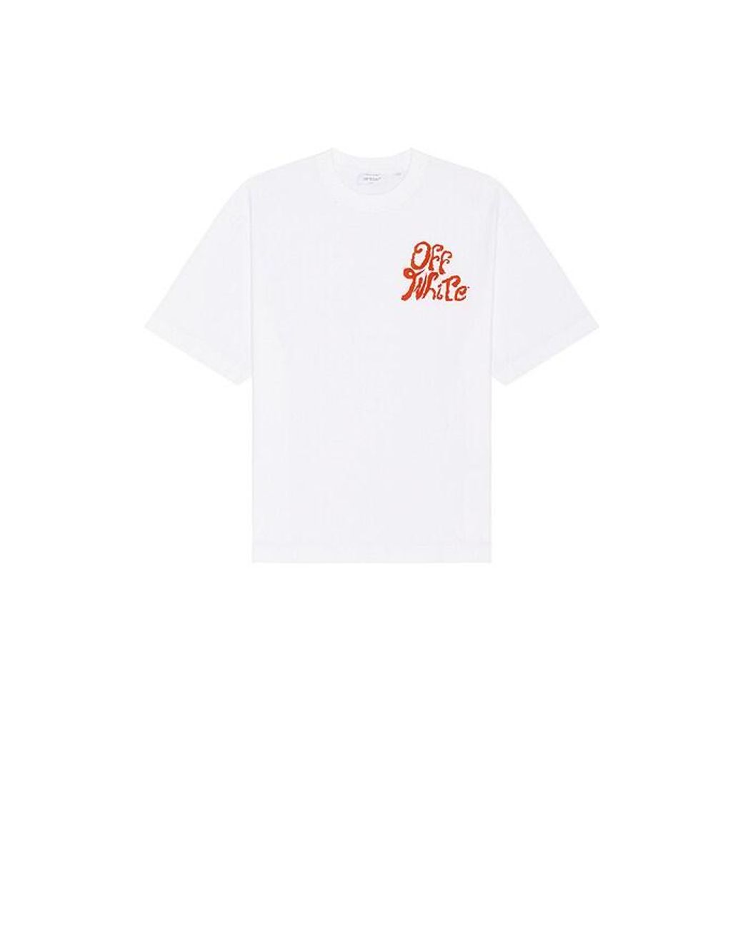 Off-White c/o Virgil Abloh White Grass Ink Logo Skate Tee for men