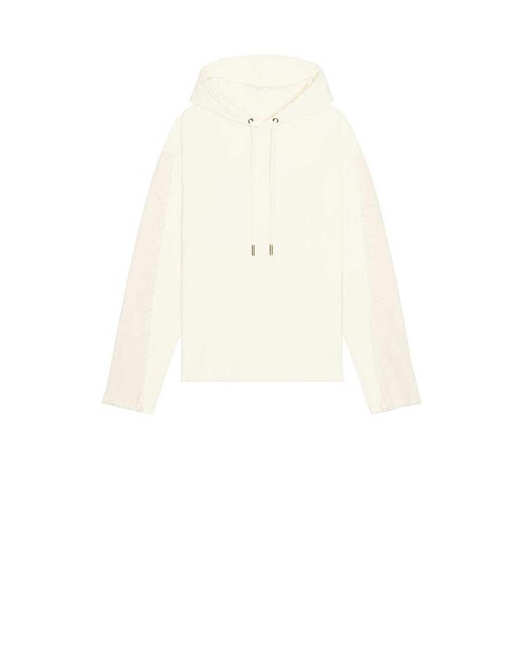 Honor The Gift White Denim Panel Hoodie for men