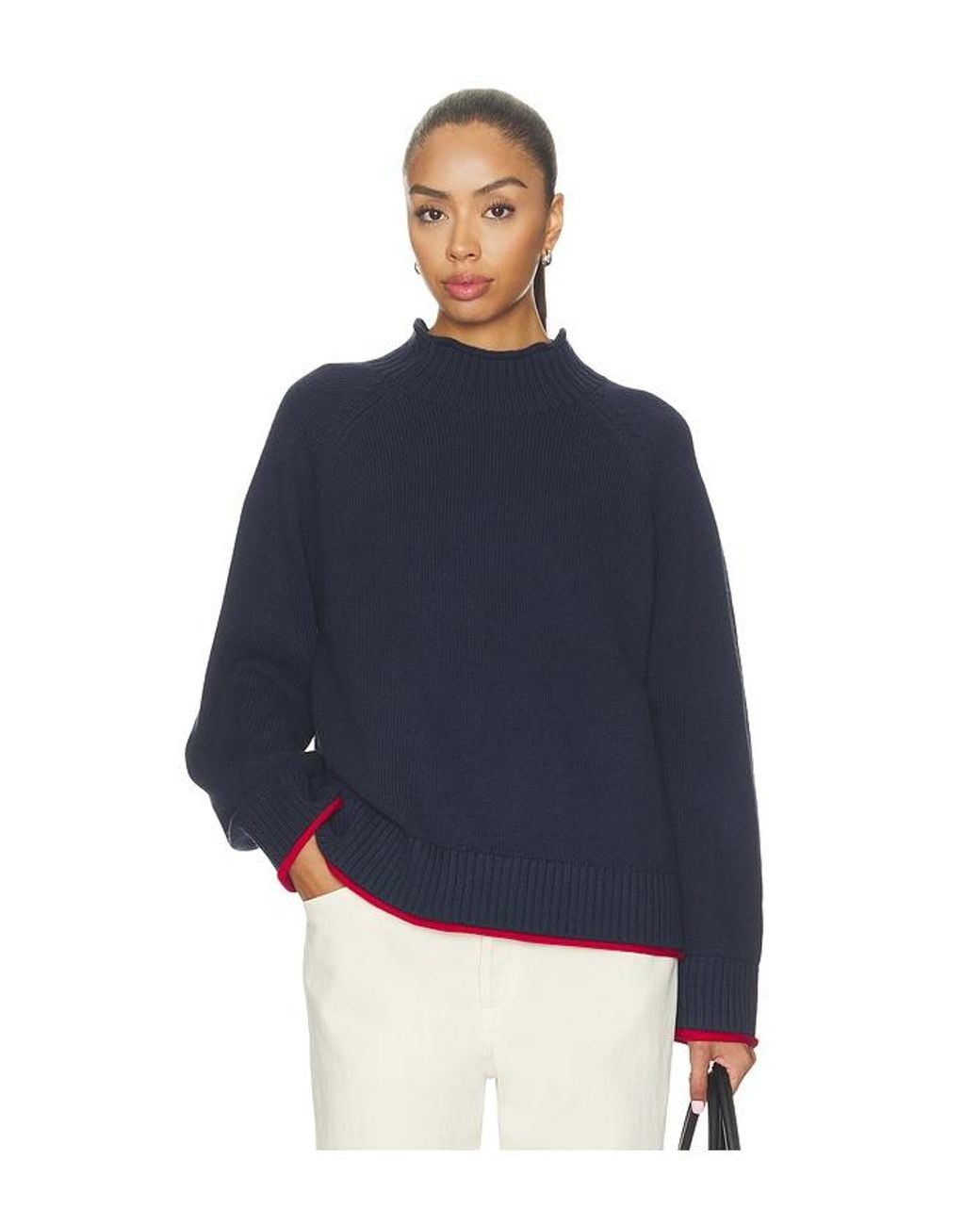 Hazel Roll Neck Pullover en Navy Rag & Bone en coloris Blue