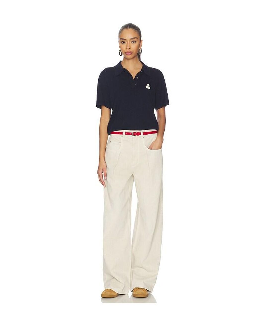 Isabel Marant Blue Althea Top