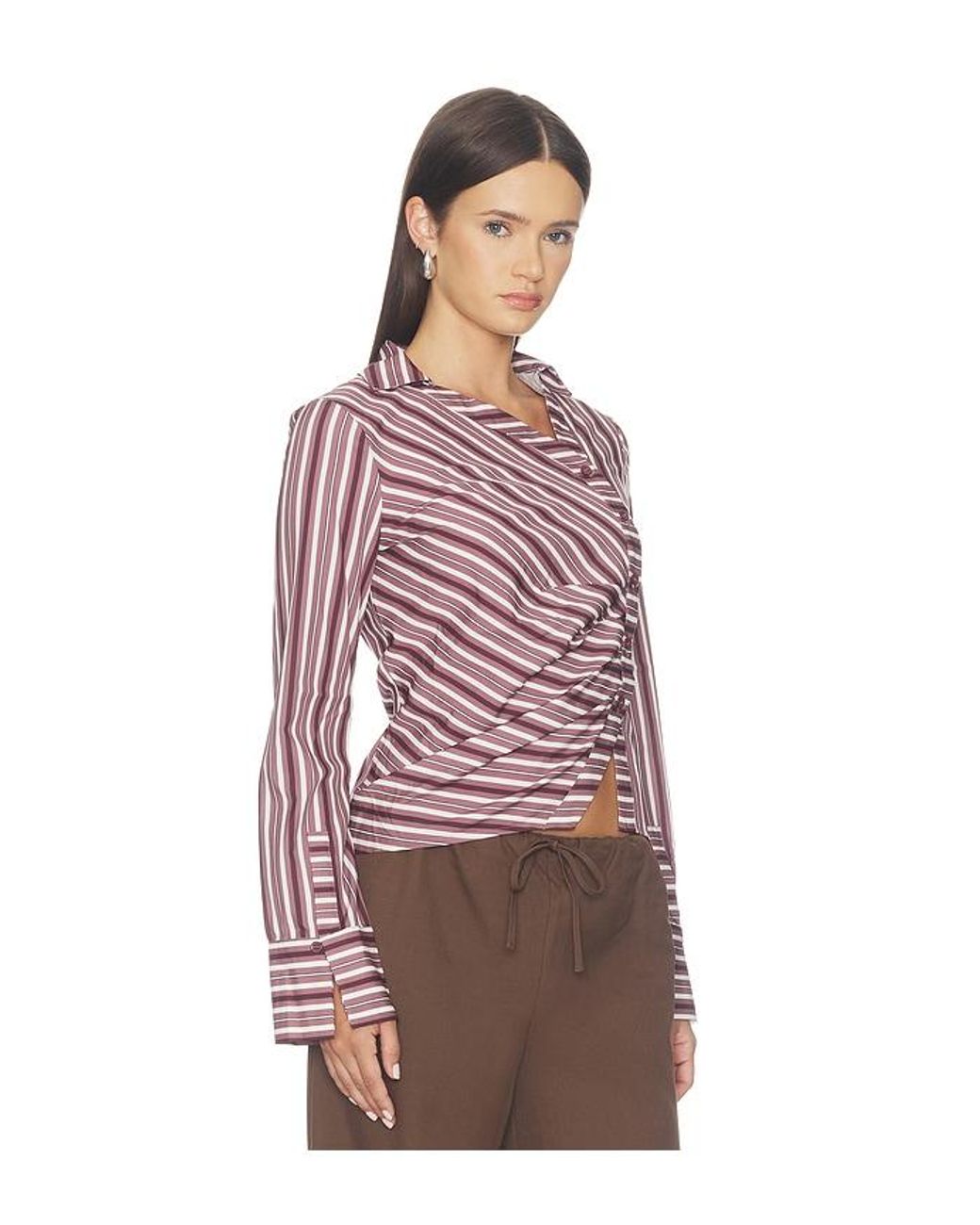 ALL THE WAYS Red Charlotte Top