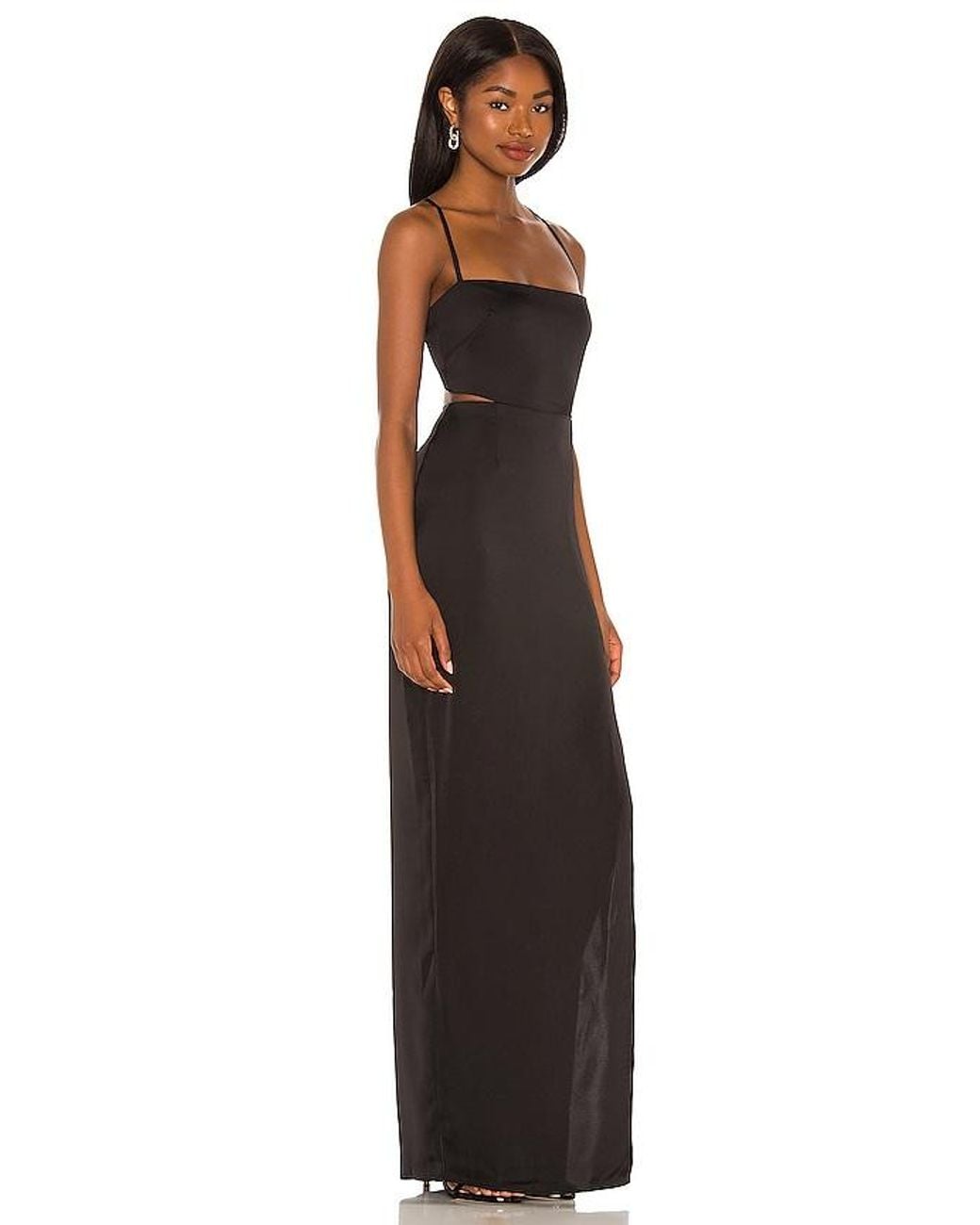 Nookie Black Stella Cut Out Gown