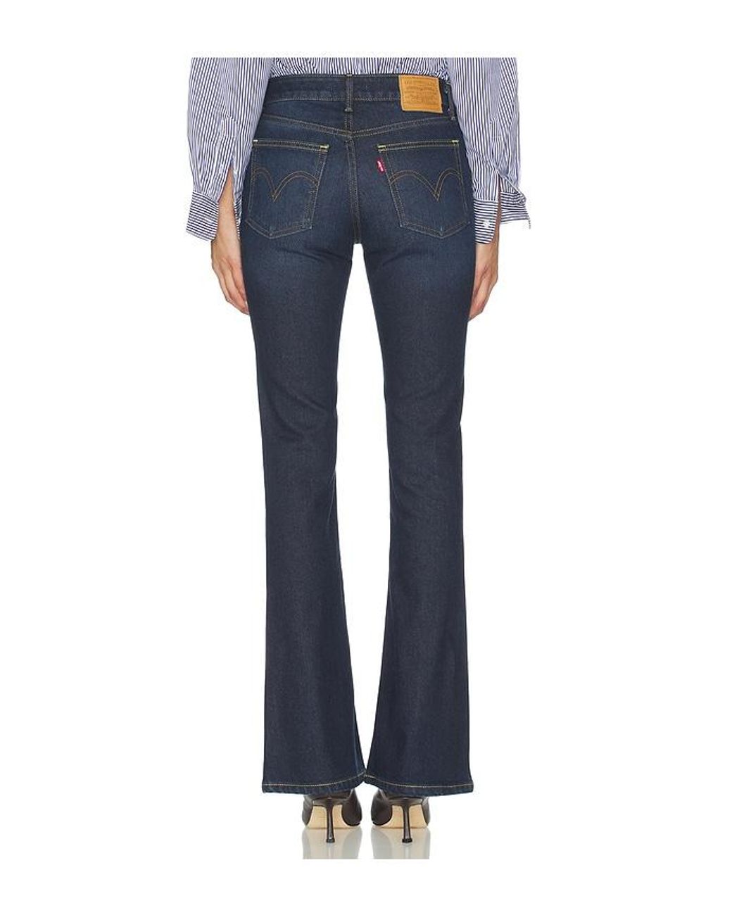 Levi's Blue Low Slim Boot Jeans