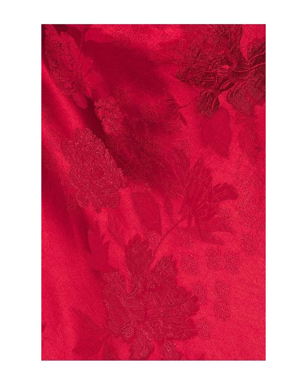 Amanda Uprichard Red Sonya Maxi Dress With Fringe