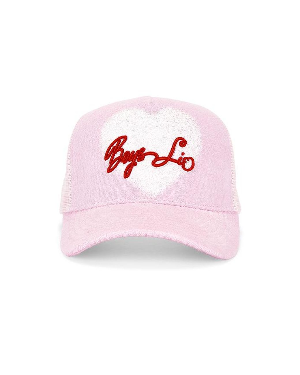 Boys Lie Pink Truckermütze Be Mine
