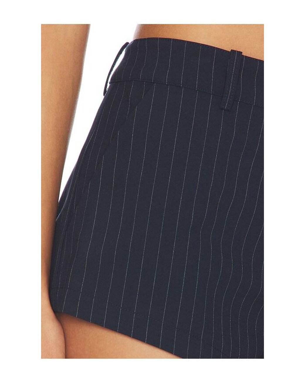 Nakedvice Blue The Beckette Pinstripe Short