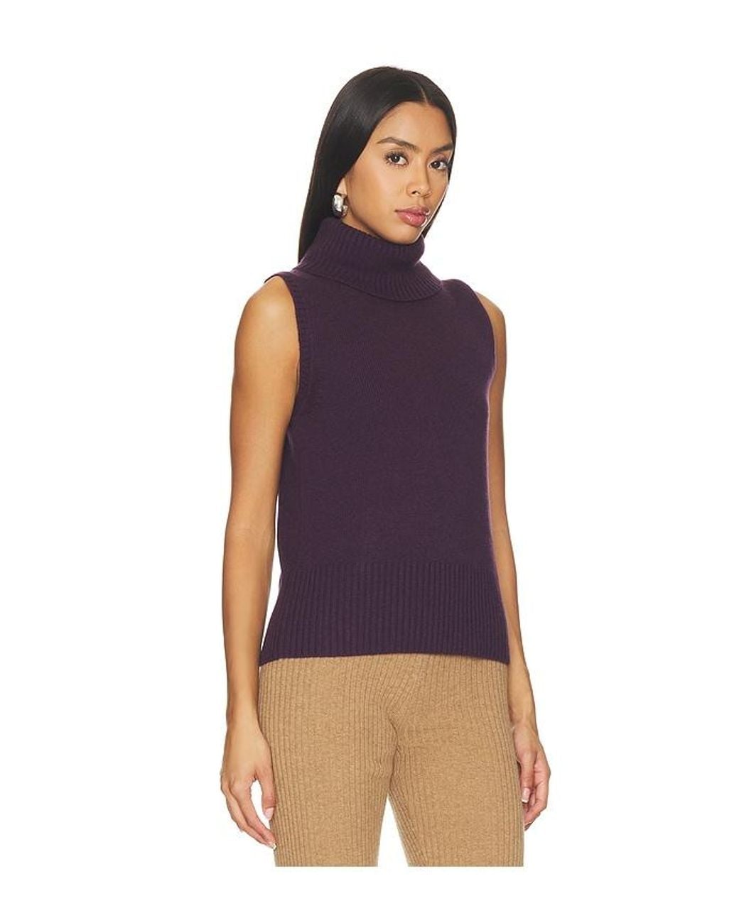 Veronica Beard Blue Mazzy Cashmere Shell Sweater