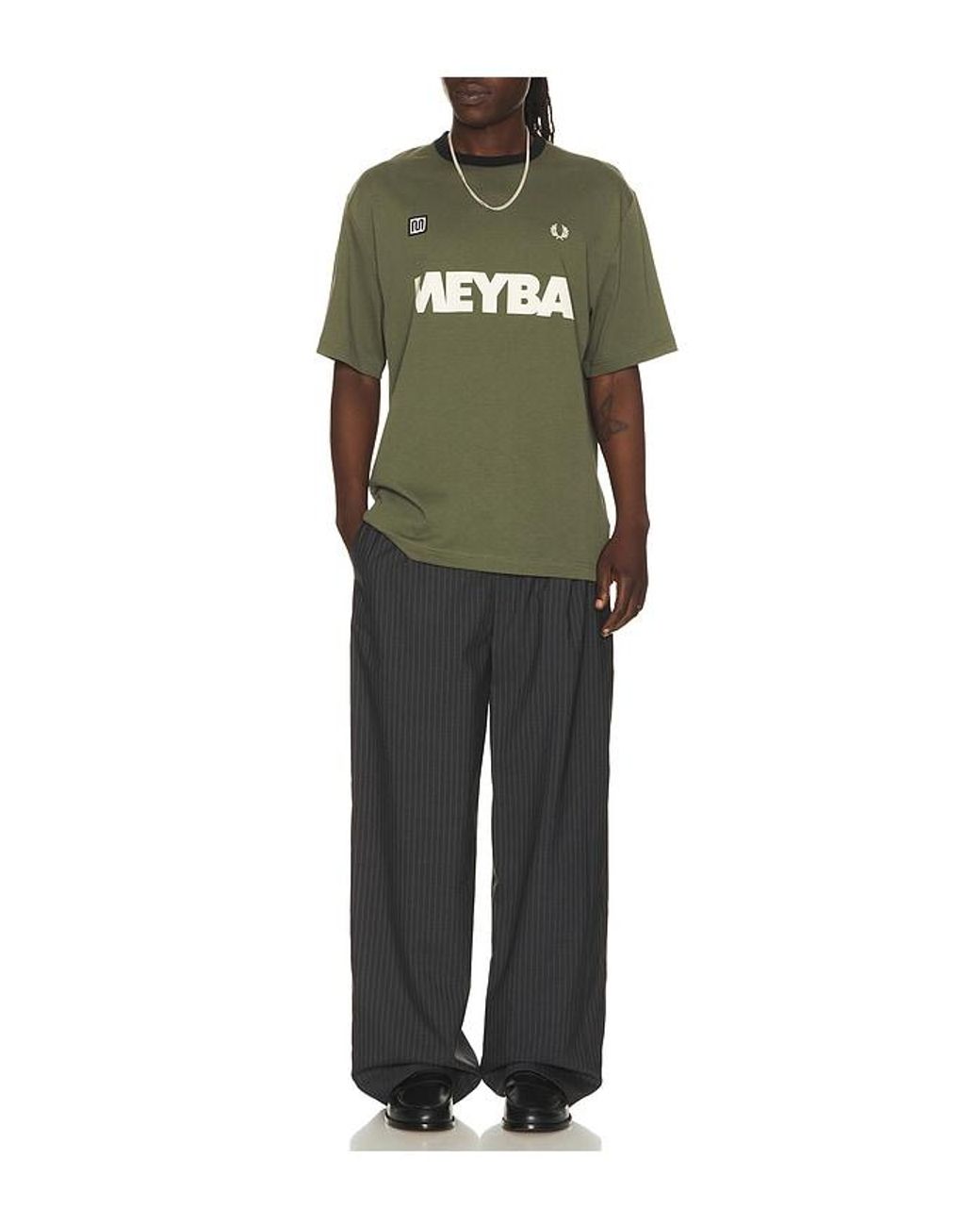 Fred Perry Green X Meyba Ringer T-Shirt for men