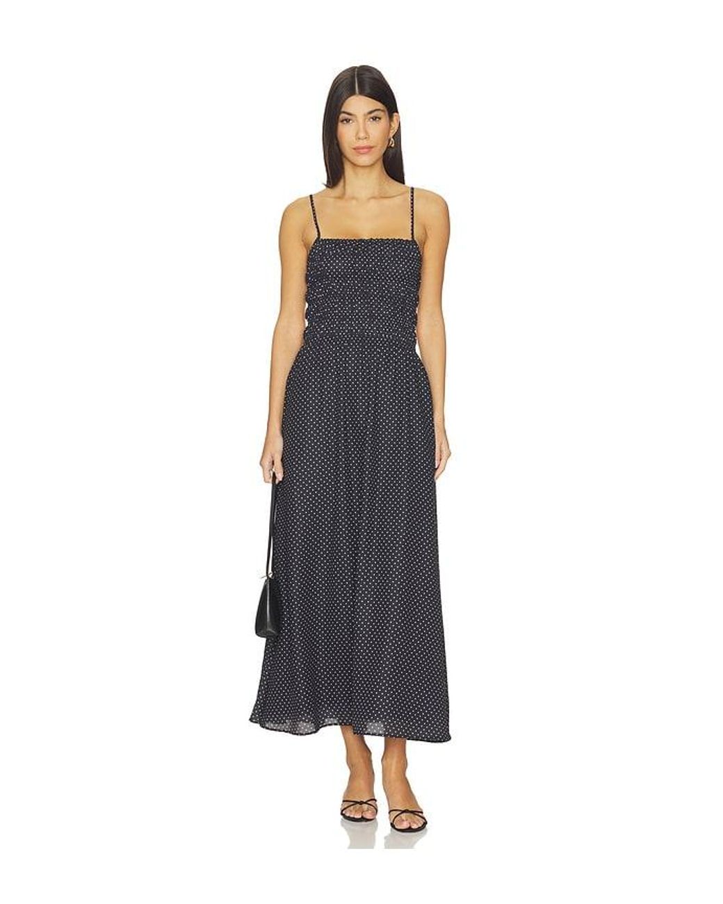 ROBE DELTA en Black Solid & Striped en coloris Blue
