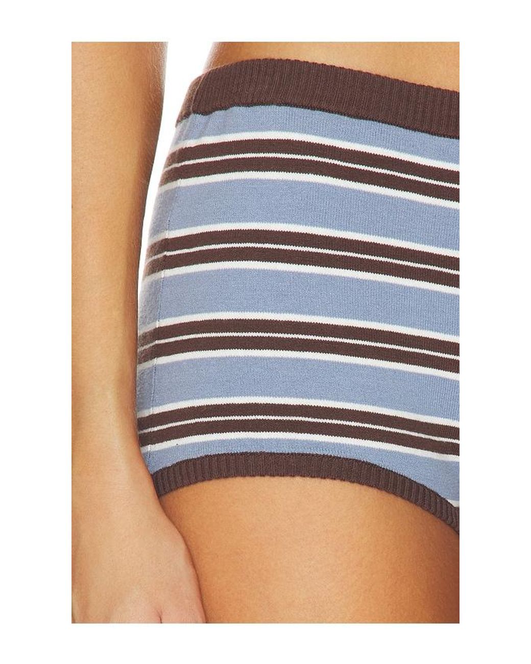Lovers + Friends Blue Haize Stripe Short