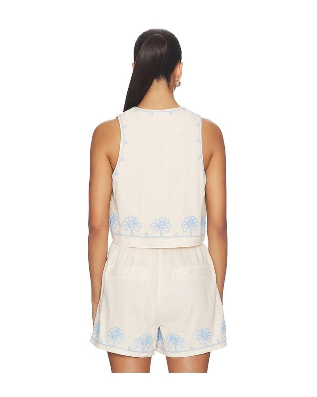 Blank NYC White Sleeveless Top