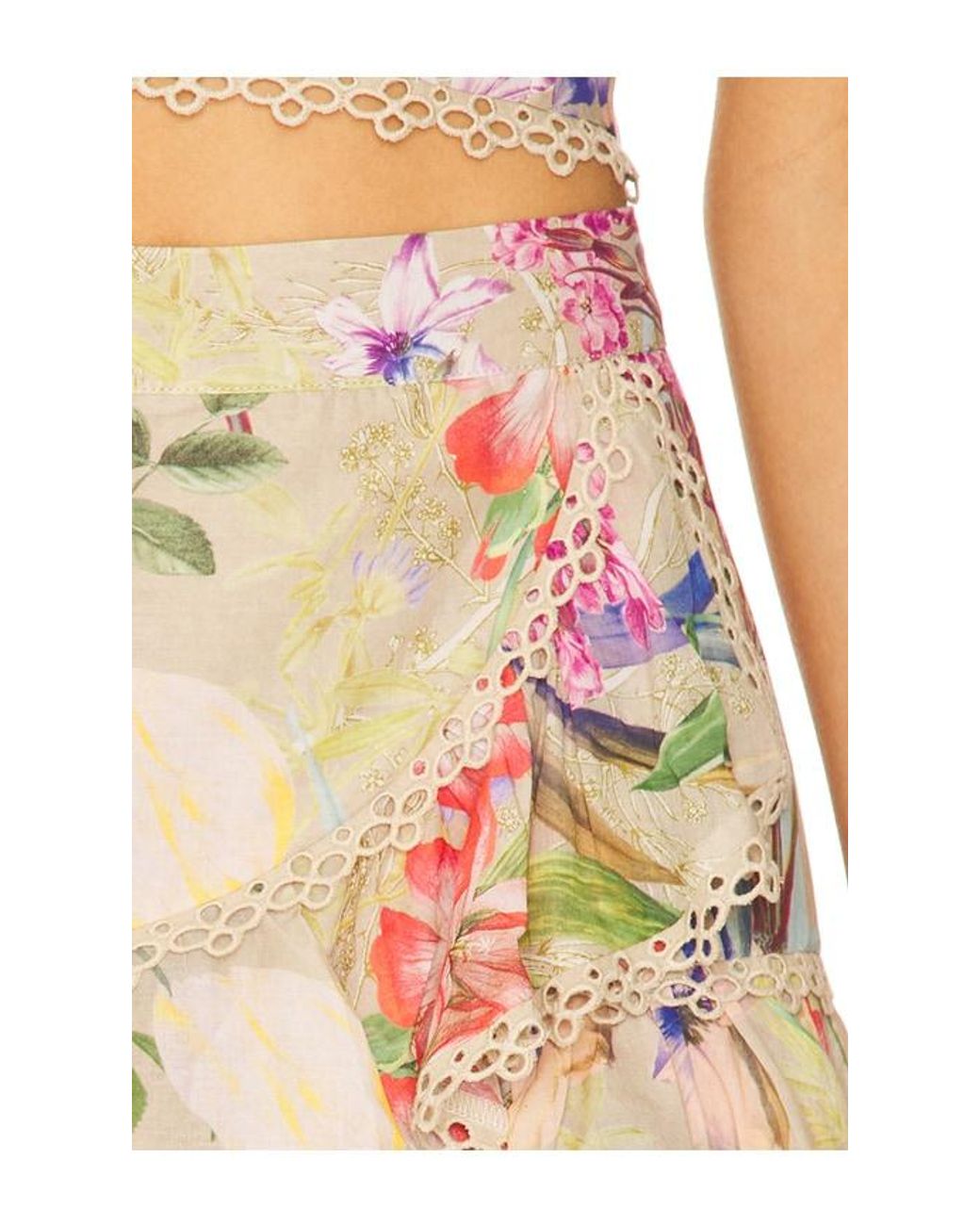 Charo Ruiz Multicolor Fera Short Skirt