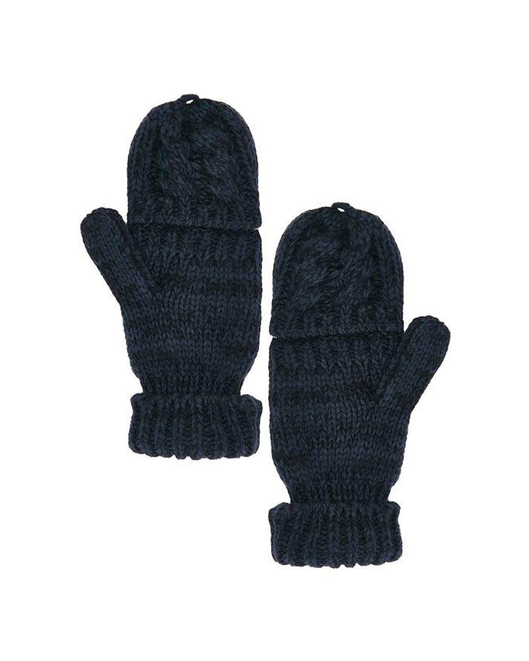 Free People Blue Marl It Pop Top Gloves