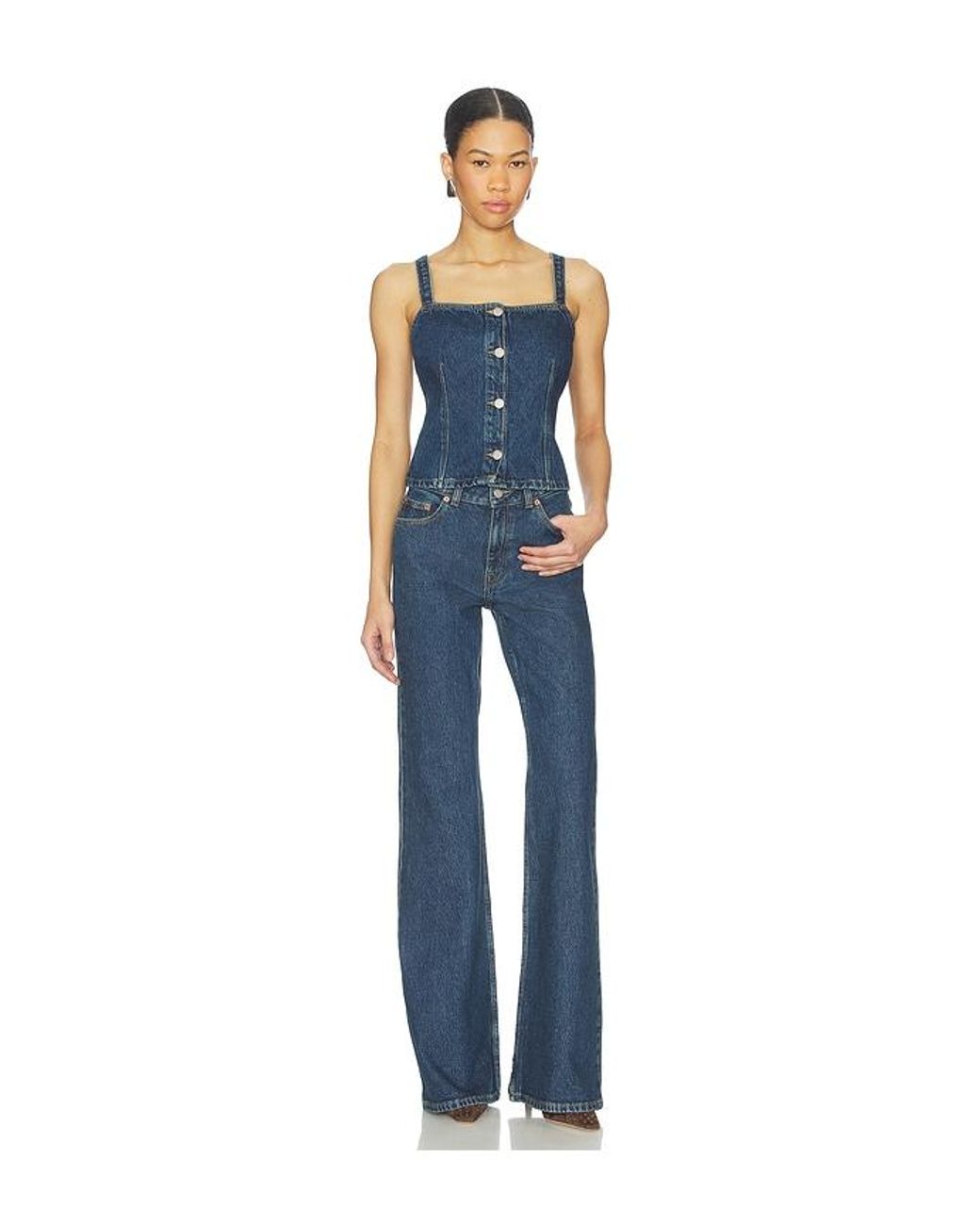 Dr. Denim Blue Niamh Top